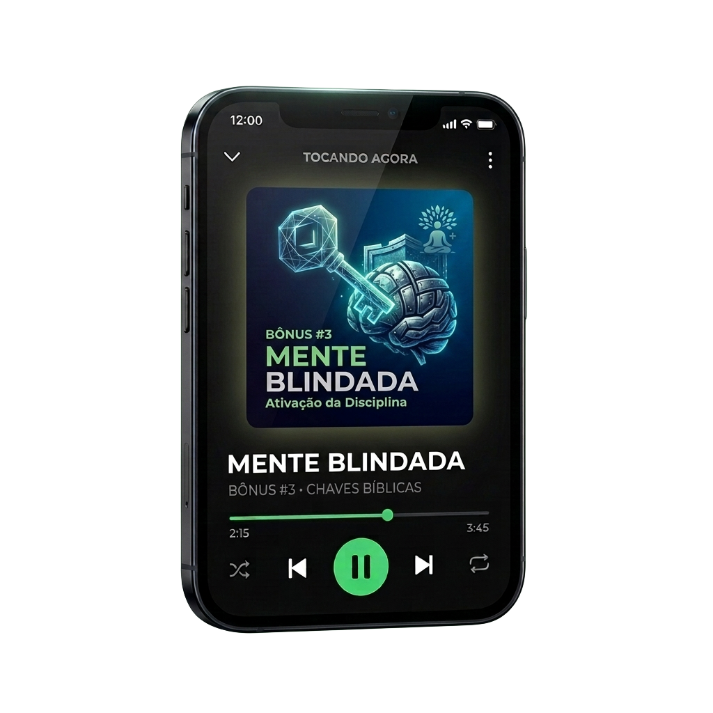 Mockup do bônus Mente Blindada no celular